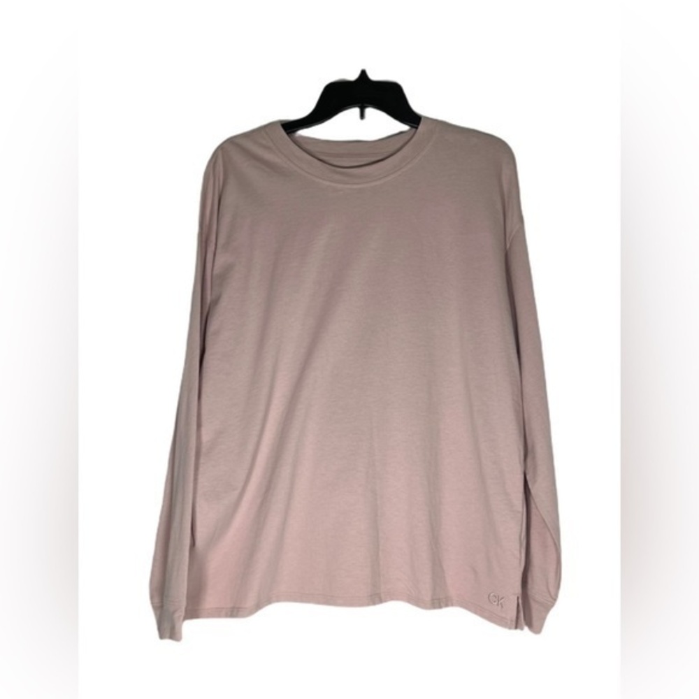 CALVIN KLEIN Long-Sleeve Round-Neck Shirt